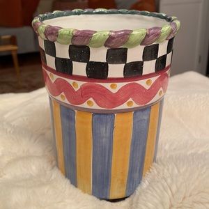 Rare Mackenzie - Childs Piccadilly utensil holder